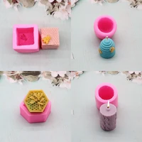 4 hot new products bee wool silicone mold fondant candle resin aroma stone ornaments soap mold for pastry cup cake decorating