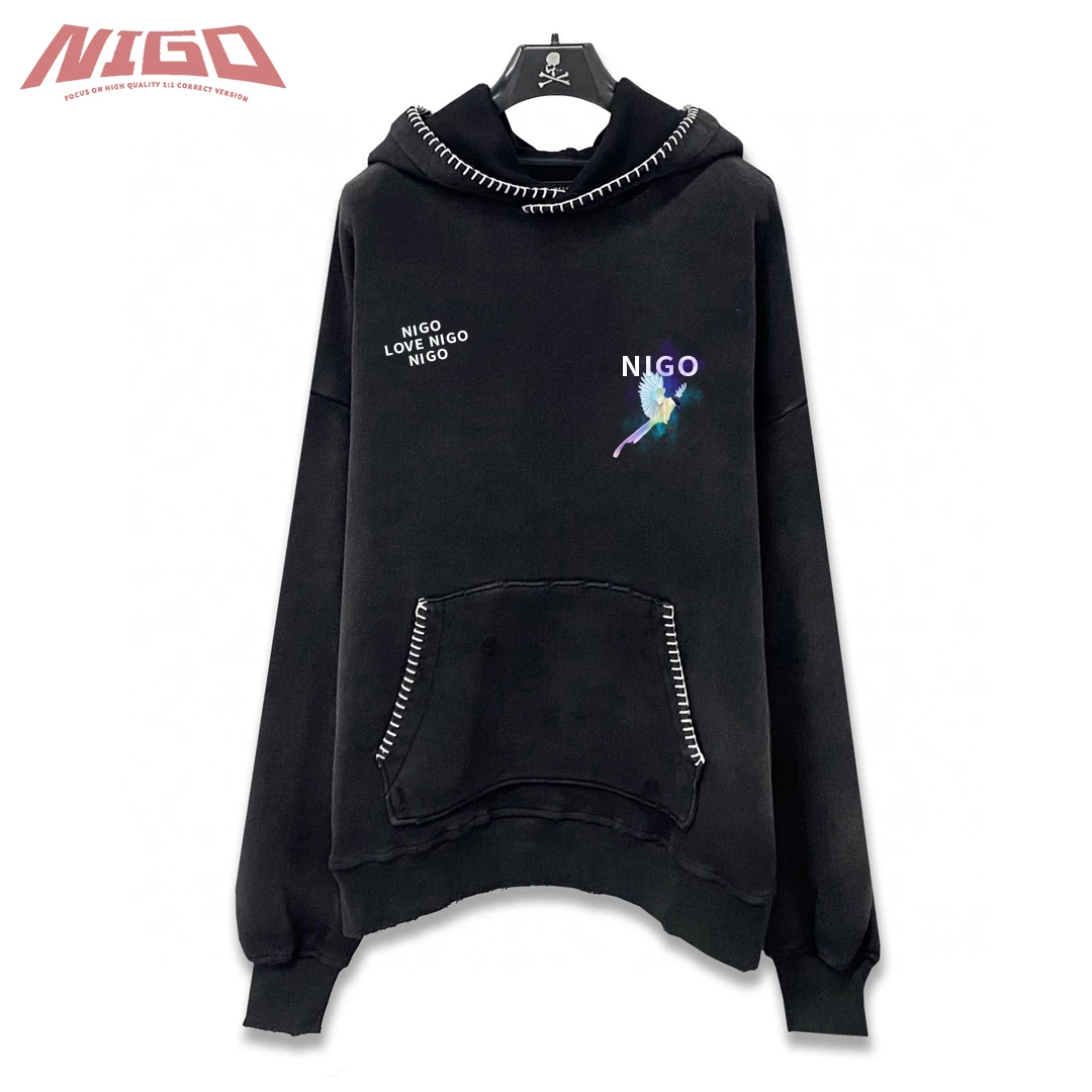 

NIGO 21ss AMR свитер с капюшоном # nigo218