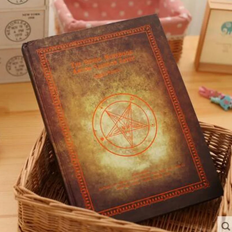 А4 книга для рисования винтажный пустой Блокнот Утолщение блокнот эскиз книга каракули книга волшебный блокнот - Цвет: B