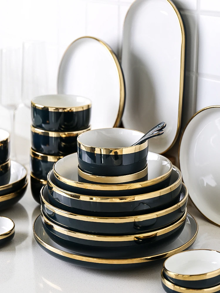 Керамическая посуда в европейском стиле из Пномпеня креативная