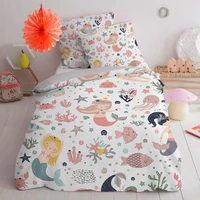 oentyo mermaid pink quilt cover for bedroom the little princess duvet covers girls bedding set single double bed cover quality