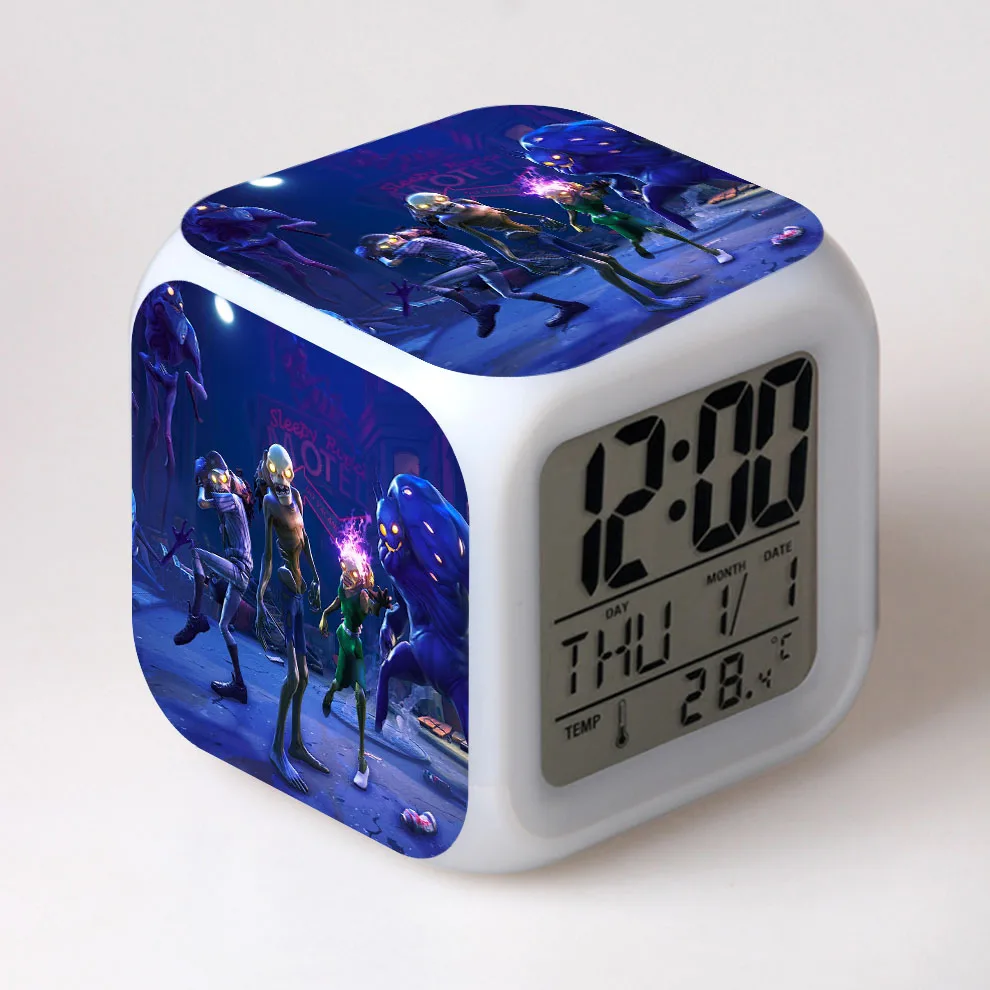 clock Для друзей горячая Будильник Светодиодный светильник Klokken ЖК-дисплей часы Relogio De Mesa настольные пластиковые Reloj - Цвет: clock