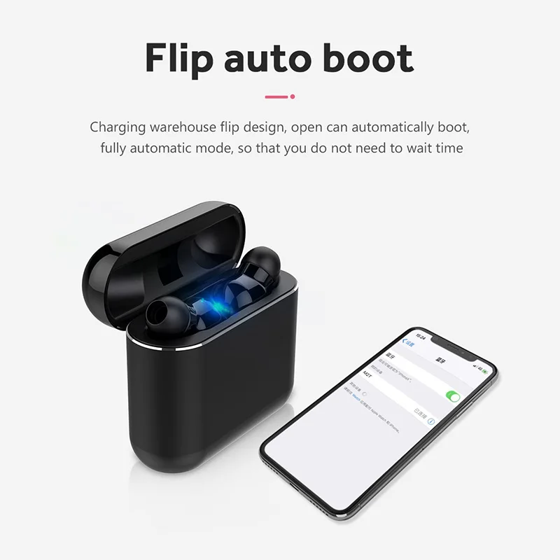 Новый M2T TWS True беспроводной Bluetooth 5 0 наушники цифровой дисплей питания смарт