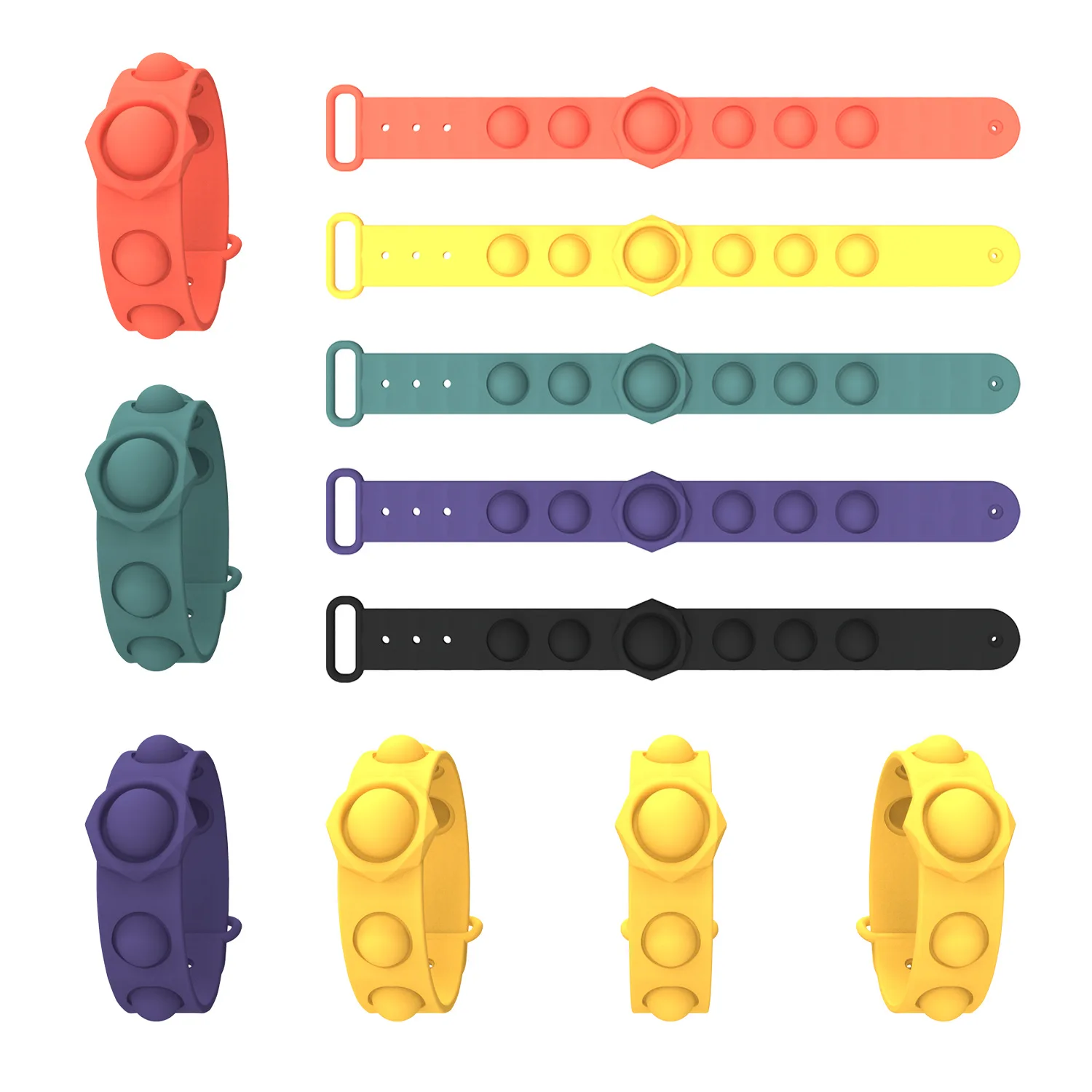 

2021 New Popular Decompression Bracelet To Carry Decompression Toys Funny Gift Squishy Cool Stuff Stress Relief Stress Reliever