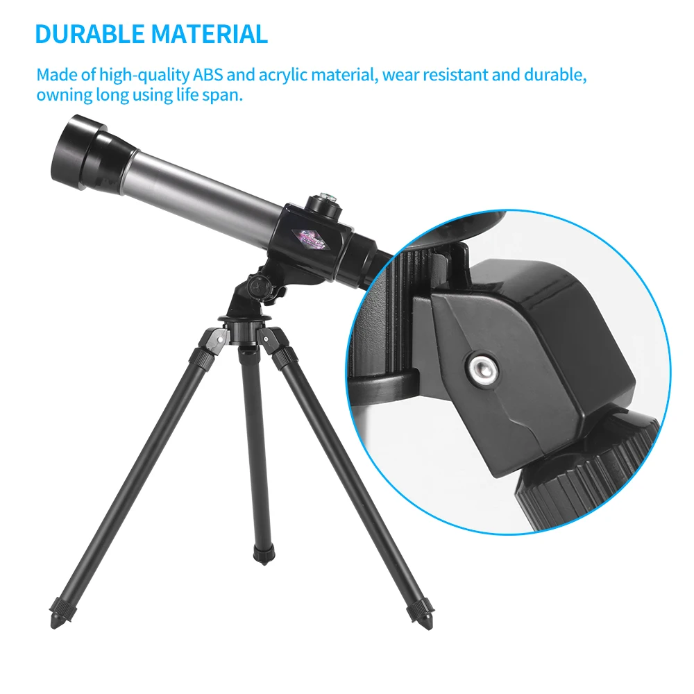 20 40x игрушечный телескоп для детских астрономических экспериментов