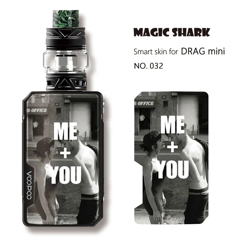 Ультратонкий чехол Magic Shark с английскими словами в Китае не выцветает вейп Pod