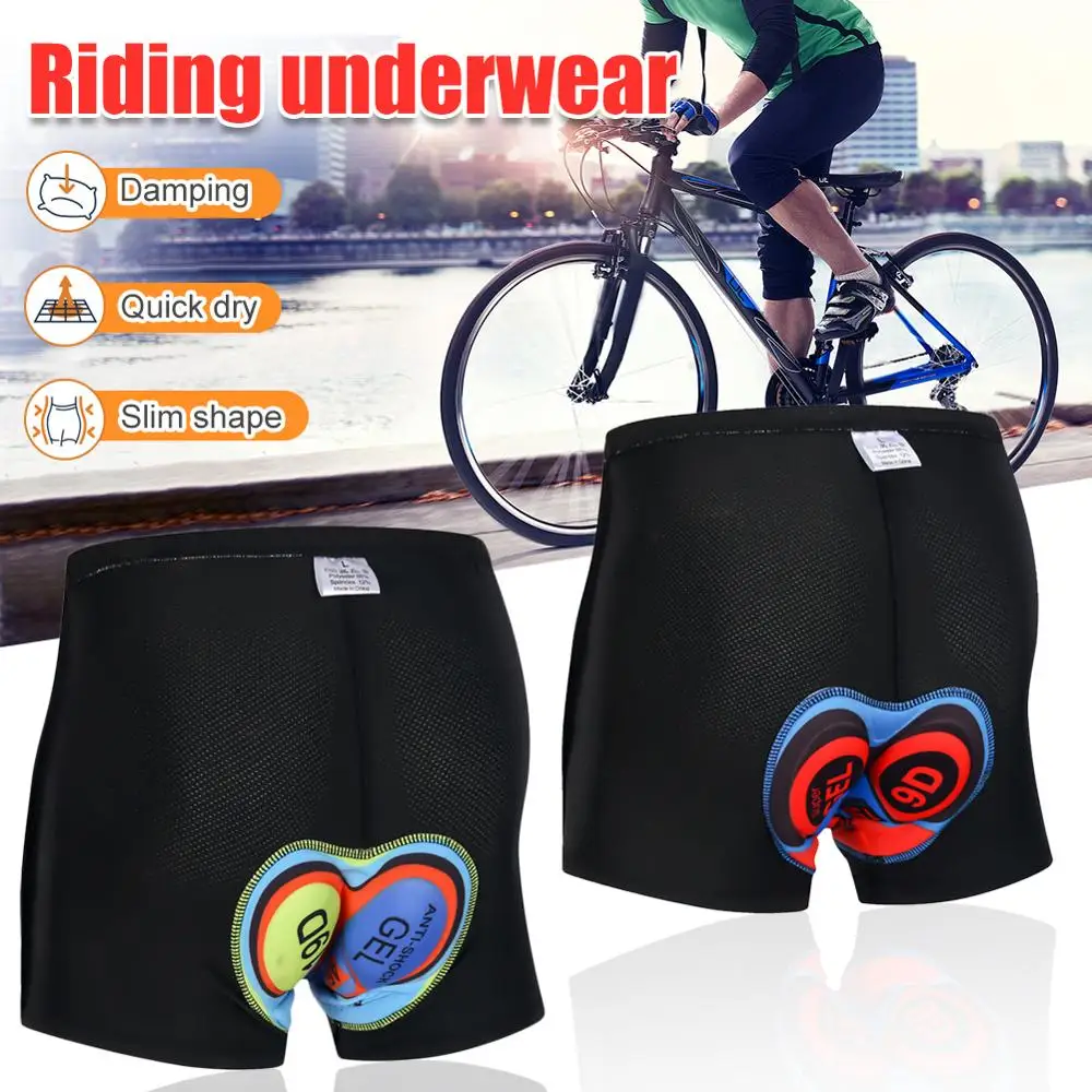 

Gel Cycling Shorts 5D 20D Mens Underpants Mountain Road Bike Shorts Bicycle Padded Underwear For Bicycle Downhill Man Shorts