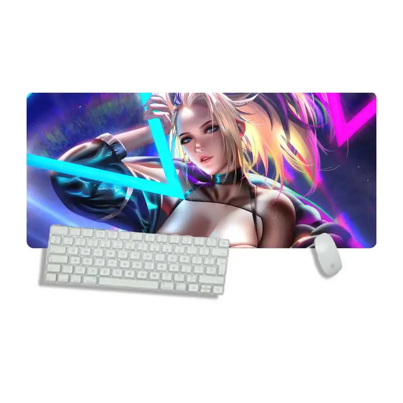 

LOL KDA Girl DIY Design Pattern Game mousepad Desk Table Protect Game Office Work Mouse Mat pad Non-slip Laptop Cushion