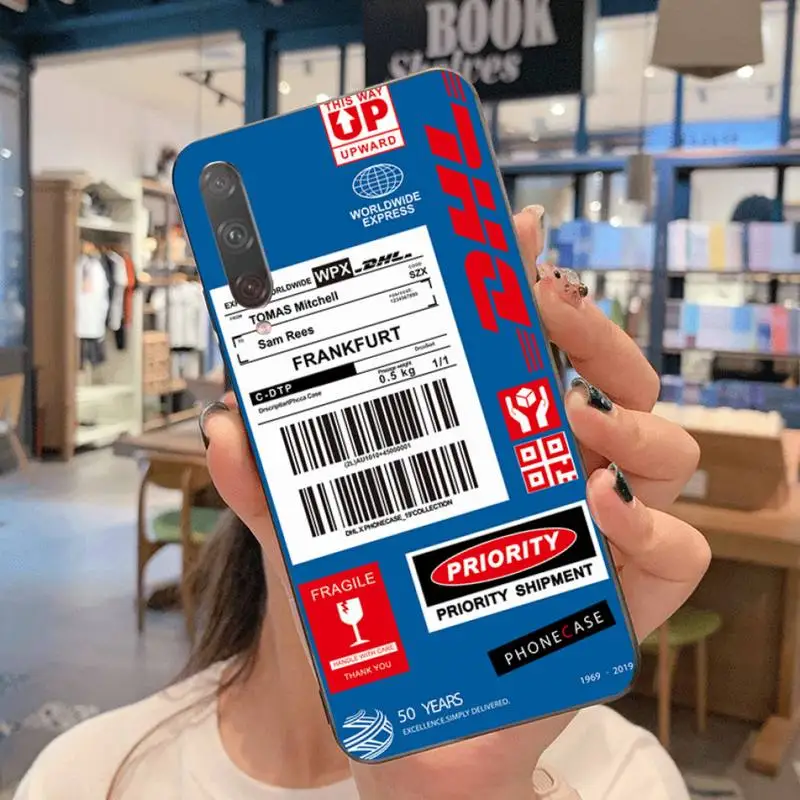 DHL Express чехол для телефона из мягкого силикона и ТПУ с этикеткой 50-го юбилейного