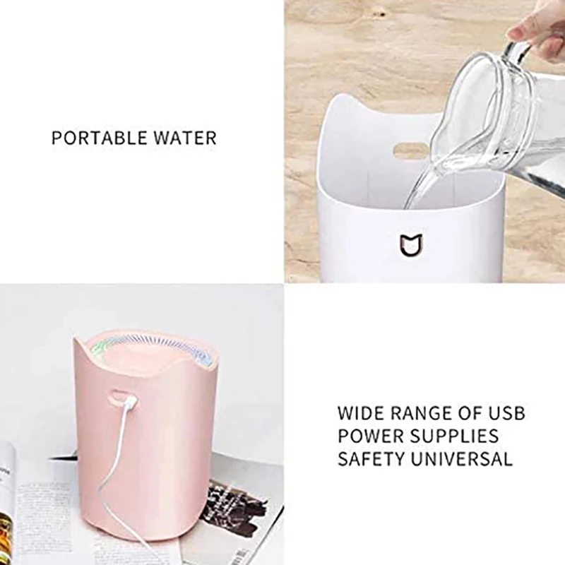 

Double Nozzle Humidifier Large Capacity Double Nozzle Home Office Humidifier with Fragrant USB Night Light