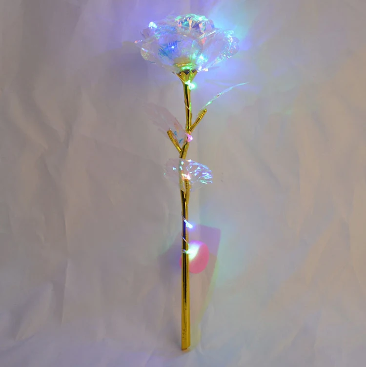 Галактическая роза с сердечком вечная светящаяся Хрустальная шар День Святого Валентина матери годовщина