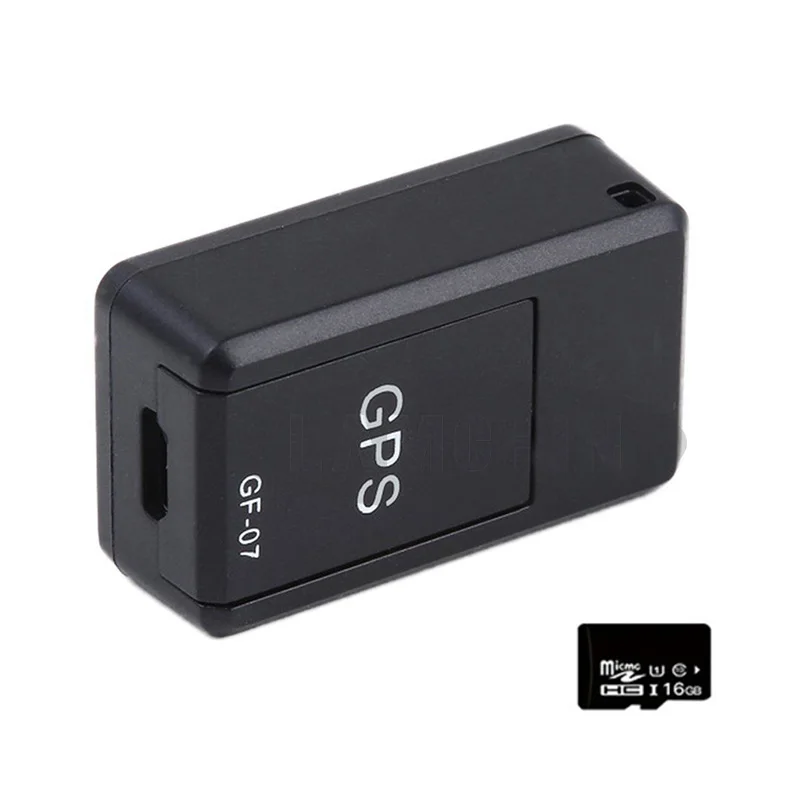 GPS With 16G TF Card Горячая GF-07 мини gps трекер устройство слежения в реальном времени устройство обнаружения в реальном времени Магнитный Расширенный локатор автомобилей gps трекеры - Комплект: GPS With 16G TF Card
