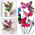 1050 шт красочные милые бабочки ставки шланг для полива огорода, двора, ящик для комнатных растений, украшения для дома и улицы галстук-бабочка Декор Украшение Горшков