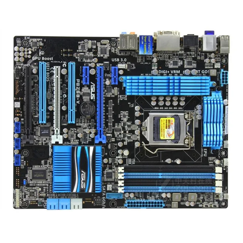 For ASUS P8Z68-V Computer Motherboard LGA 1155 DDR3 Intel Z68 P8Z68 Desktop Mainboard SATA II PCI-E X16 Used | Компьютеры и офис