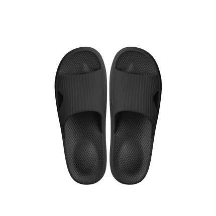 Black 35-36 Xiaomi/мужчины женщины пары тапочки на плоской подошве Летние вьетнамки сандалии домашние повседневные шлёпанцы для ванной с булге массаж точки - Цвет: Black 35-36