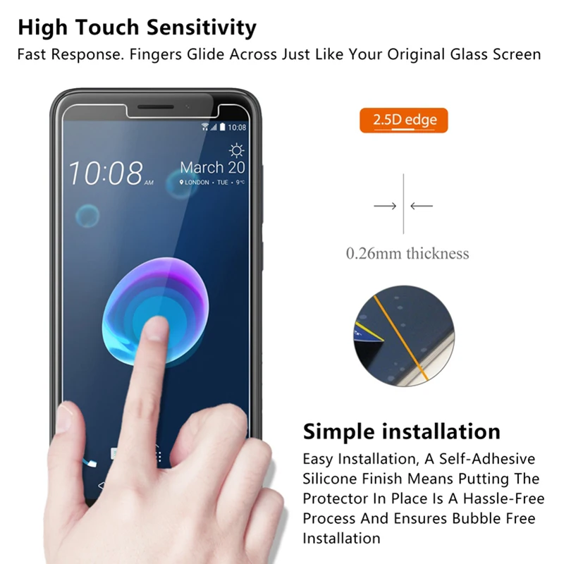 Экран протектор для htc 825 820 816 728 закаленное Стекло Desire 830 828 826 защитный Для 628 626 620