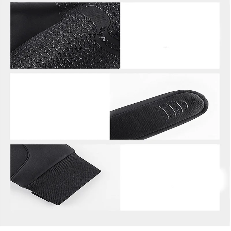 

Outdoor sports running gloves warm touch screen gym fitness full finger men and women knitted magic gloves