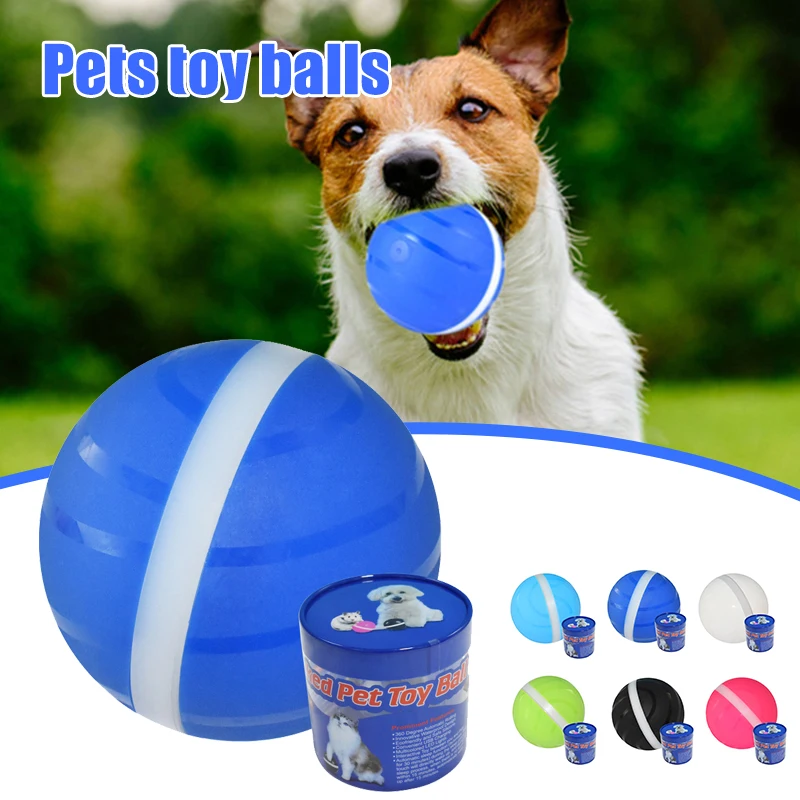 

Waterproof Electric Pet Toy Rolling Wicked Ball USB Rechargeable Training Supplies for Cat and Dog 6cm EF