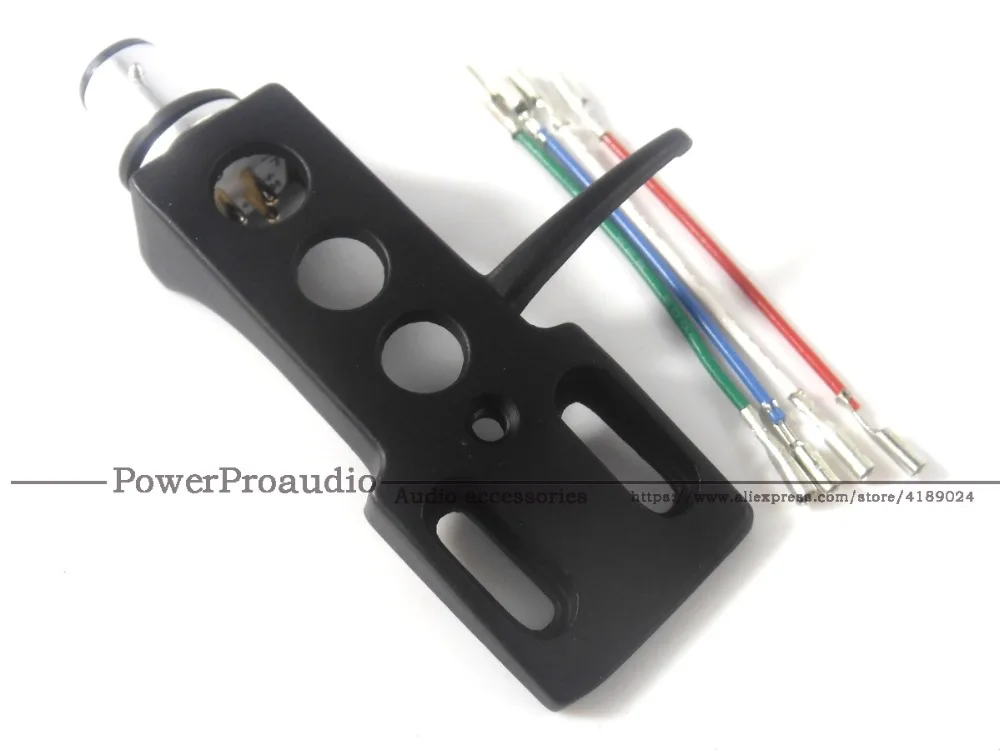 

Black LP Turntable Headshell Mount Replacement For SL1200 SL1210 MK2