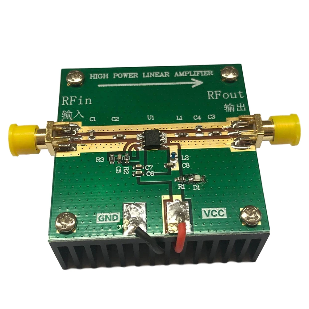 Широкополосный Радиочастотный усилитель мощности RF2126 400 МГц 2700 с радиатором 2 4