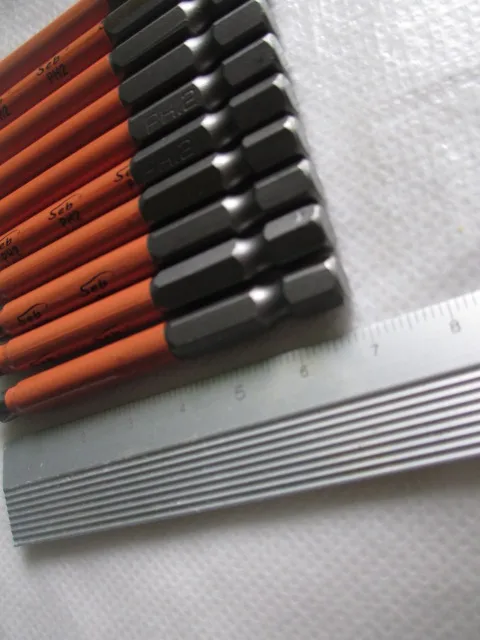 Высокое качество 10 шт. 1/4 &quotшестигранный хвостовик магнитный наконечник PH2