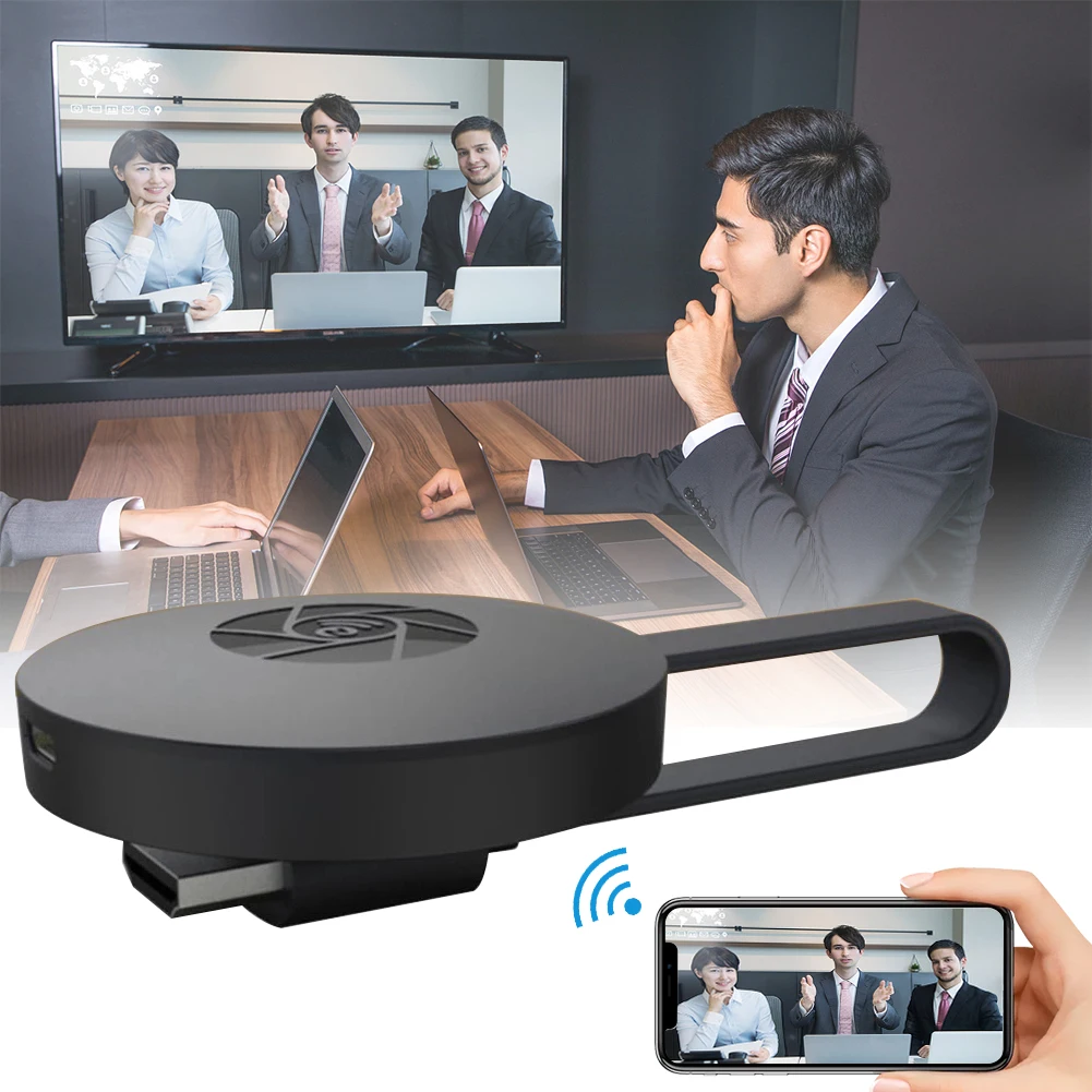 Wi Fi беспроводной дисплей адаптер ключ Портативный ТВ приемник 2 4G WiFi 1080P Airplay Miracast