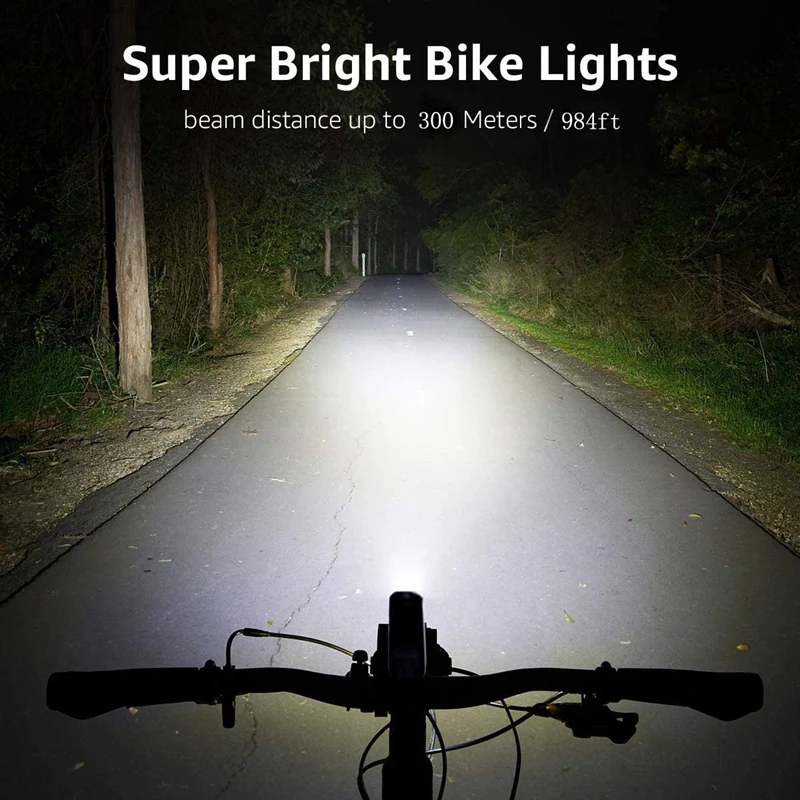 

Bike Light Set Super Bright USB Rechargeable Front Lights Taillight IPX5 Waterproof for Cycling Road Mountain Bicycle