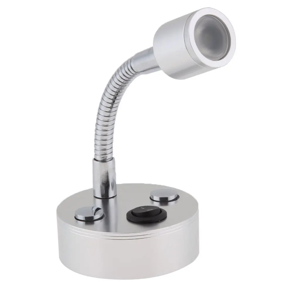 

Светодиодная лампа для чтения RV Boat, гибкая внутренняя лампа 12 В, 1 Вт, 100 лм