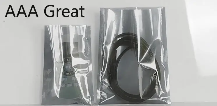 100 шт./лот Антистатическая антистатическая защитная сумка посылка с открытым