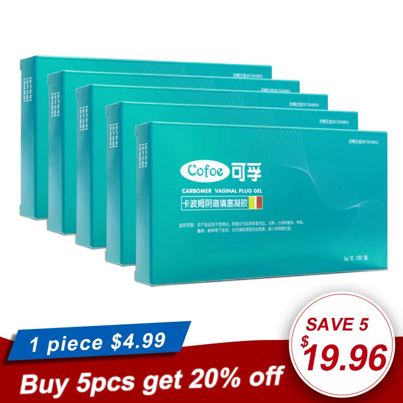 5 box (15 pcs) Cofoe вагины подтягивающий Гель Женский секс вагинальный уход Гель Carbomer воспаление вагинальный гель снимает зуд колпит - Цвет: 5 box (15 pcs)