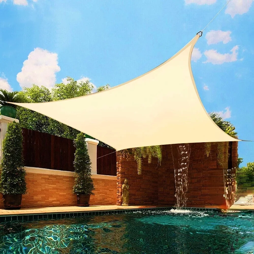 

Waterproof SunShade Sail Outdoor Rectangle Shade Sail Garden Terrace Canopy Swimming Yard Sail Beach Car Awning