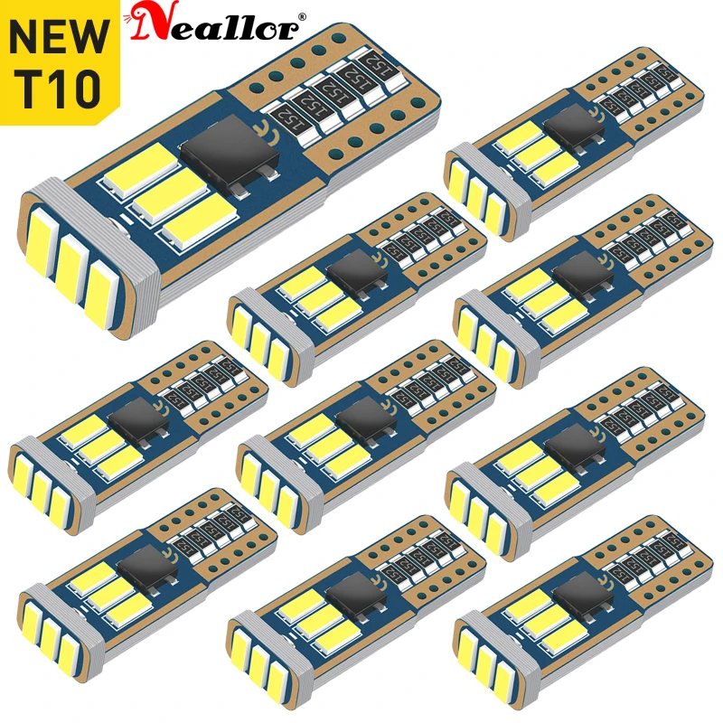 

Светодиодсветильник габаритные огни для Mercedes, Audi, BMW, Toyota, Kia, 194, 168, W5W, 2821, 2825, 5w5, 2721, Vw, 10 шт.