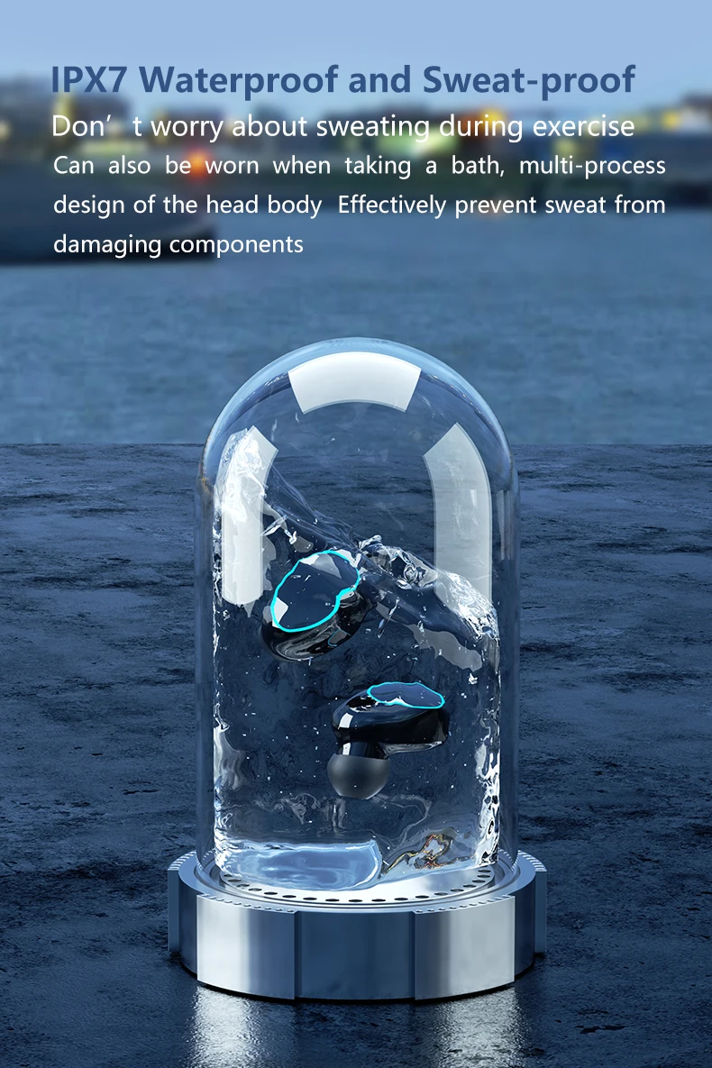 A10 TWS Bluetooth 5.1 Earphones 2000mAh Wireless Headphone Earphone Stereo Sports Waterproof Earbuds Headsets With Microphone |