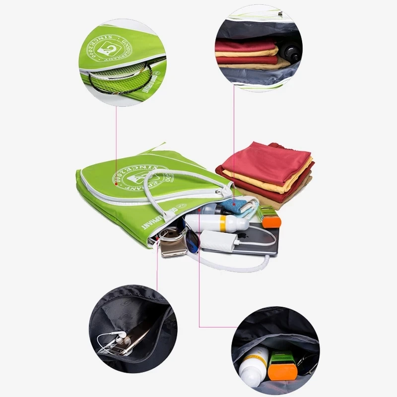 

Quality Racquet Sports Bag For Badminton Tennis Handbag Waterproof Badminton Racket Bag Men Women Tennis Bag Gym Fitness -40