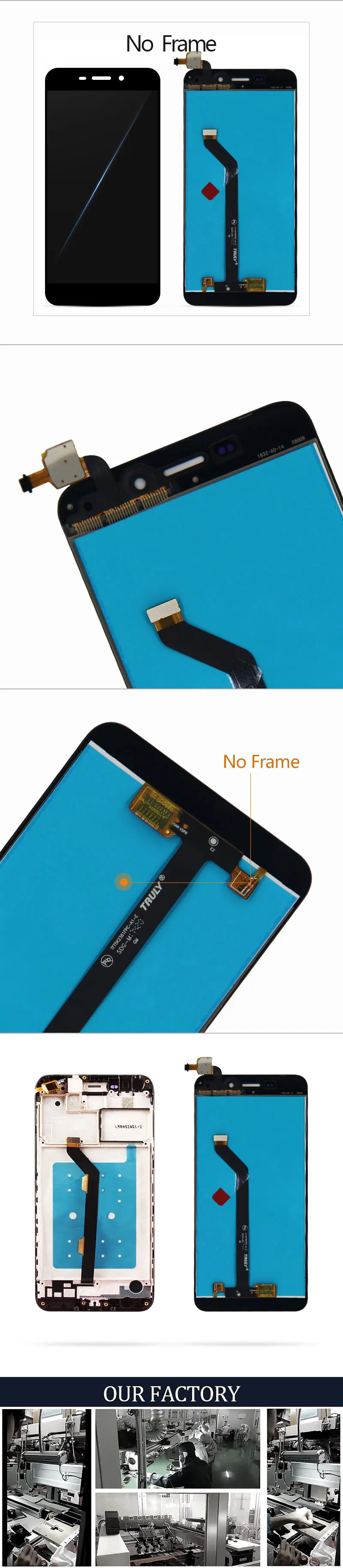 5," для HUAWEI Honor 6c Pro JMM-L22 JMM-AL10 JMM-AL00 ЖК-дисплей Дисплей Сенсорный экран Digitizer Замена для Honor 6C Pro Дисплей