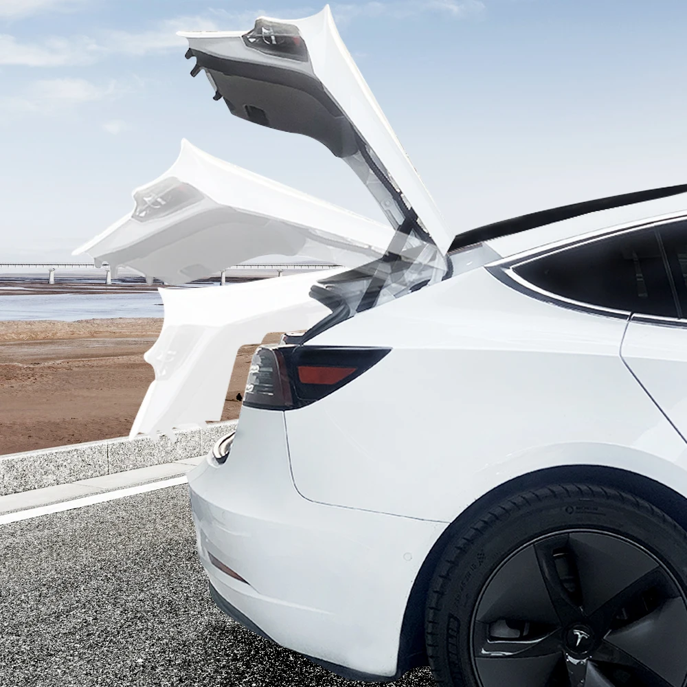 

Electric Tailgate for Tesla Model 3, Intelligent Lift Trunk Refitted, Smart Tail Gate for Tesla 3 2018-2020 Foot Sensor Boot