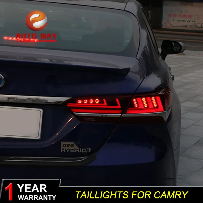 Автомобильный Стайлинг чехол для Toyota camry 2017 2018 задние фонари светодиодные задний
