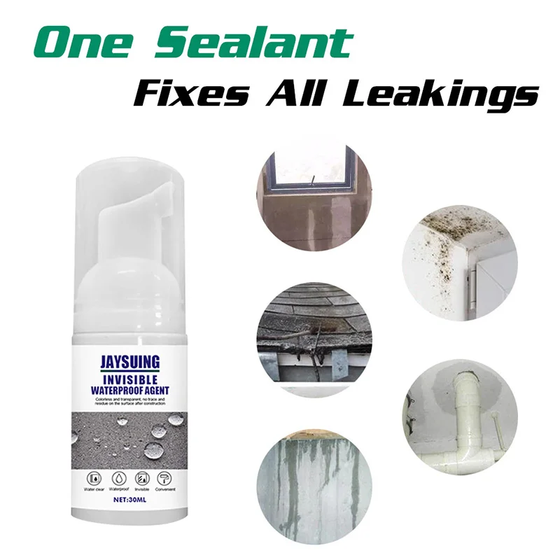 

30ml Mighty Sealant Spray Anti-Leaking Sealant Spray Leak-trapping Repair Spray Waterproof Glue Home Super Strong Binding Spray