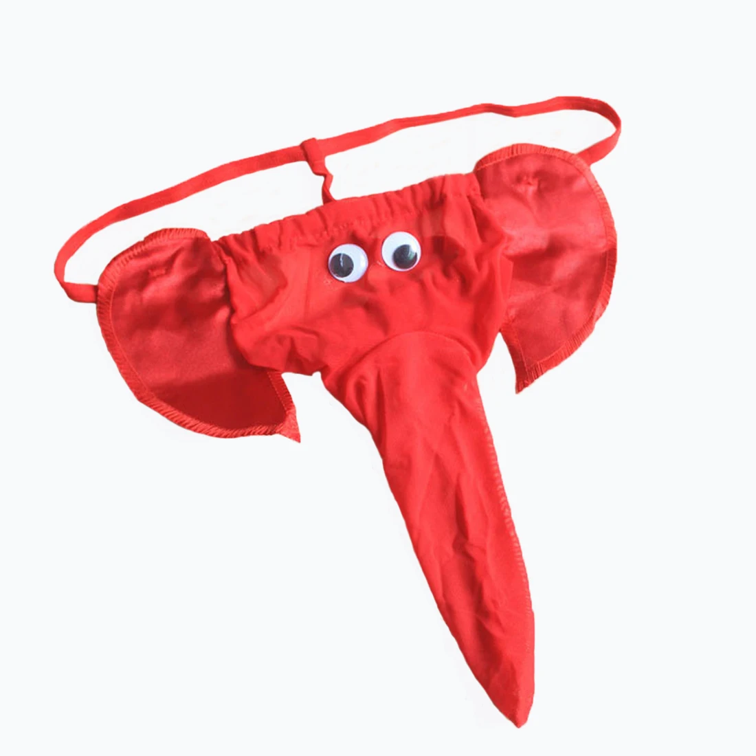 

One Size For Man Universal Pouch Soft Sexy Spandex Gift Solid Eye Catching Elephant Thong