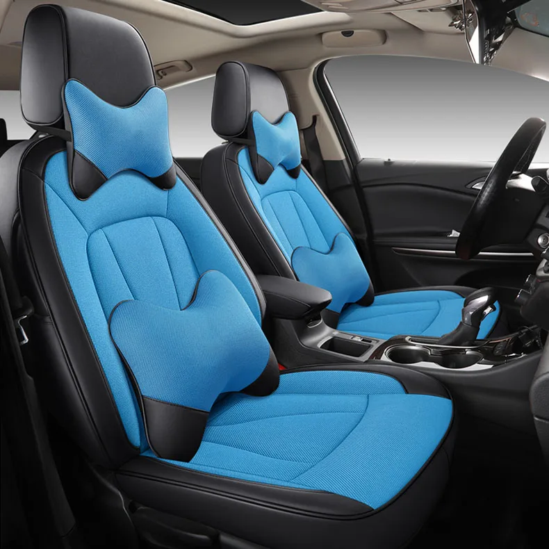 

Custom car seat cover leather for auto kia cerato carnival opirus cadenza soul car Interior Accessories cover stickers on cars
