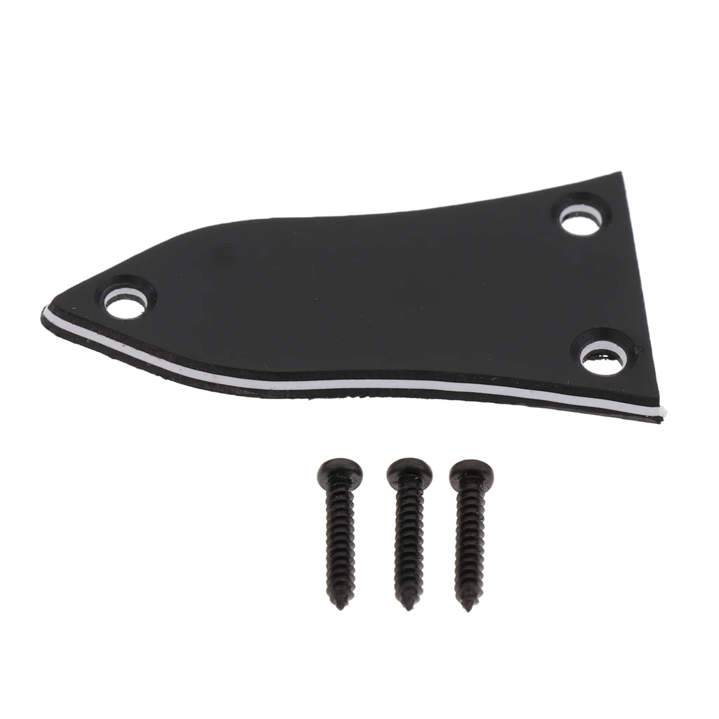 

Rod Cover Plates 3 Screws Sets for Guitar Replacement Black