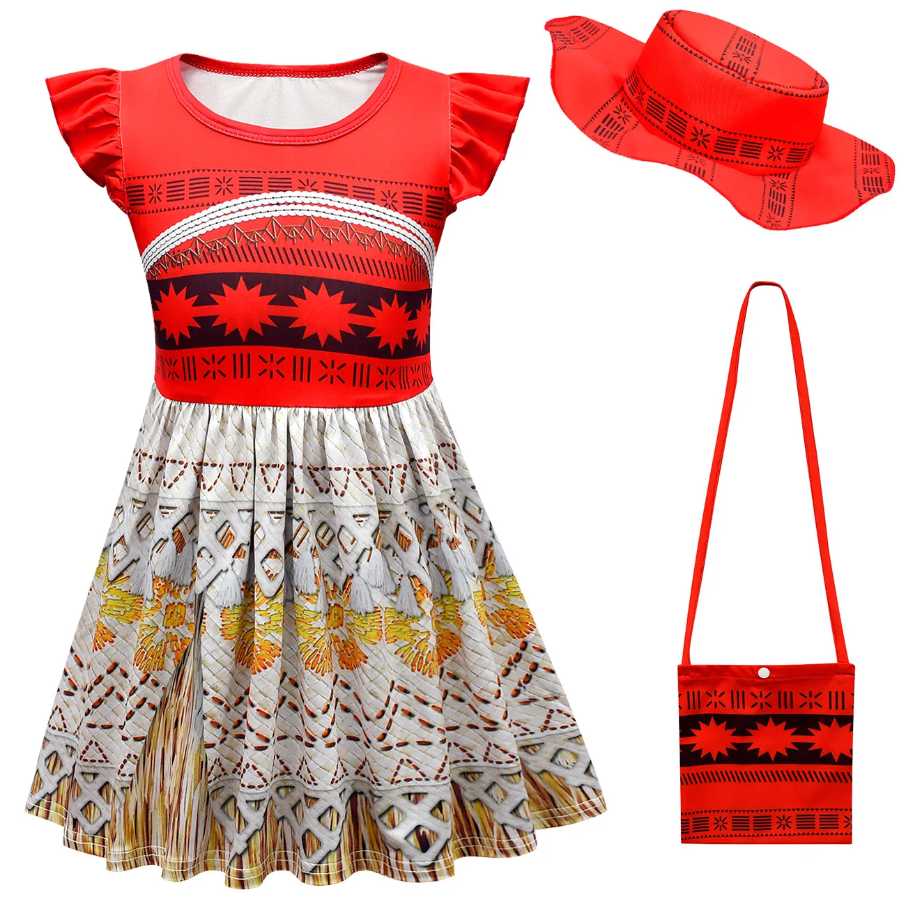 Косплей-костюм Моана для девочек детское платье принцессы одежда Хэллоуина