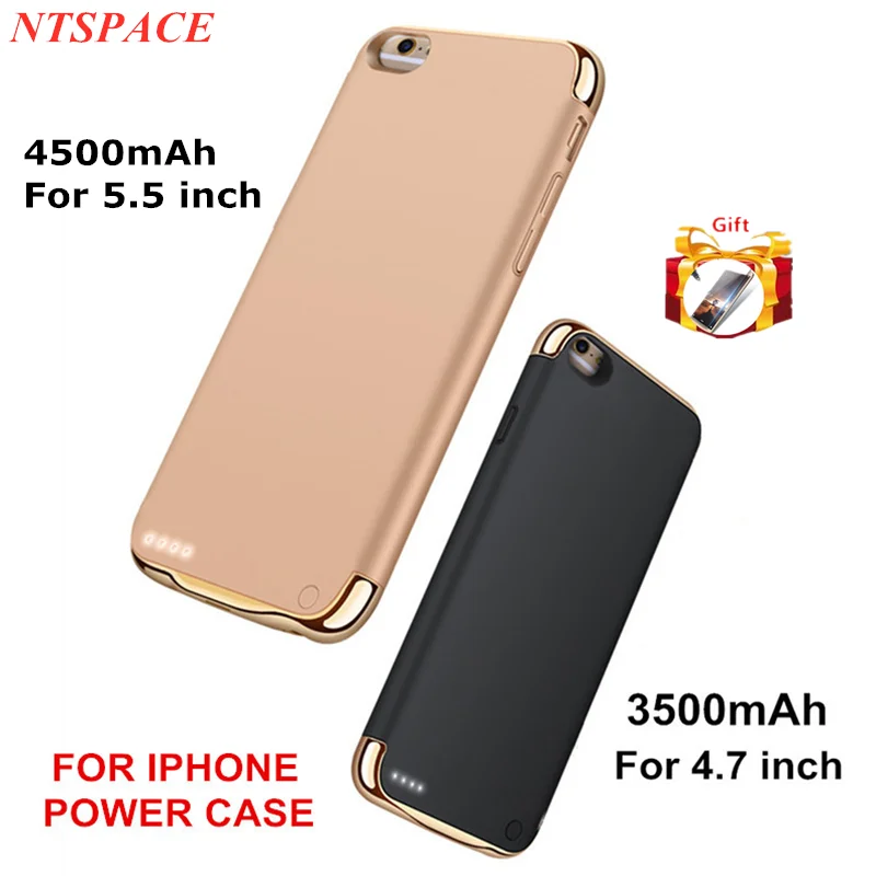 Чехол с дополнительным внешним аккумулятором для iPhone 6/7/8 чехол 6/6S/7/8 Plus