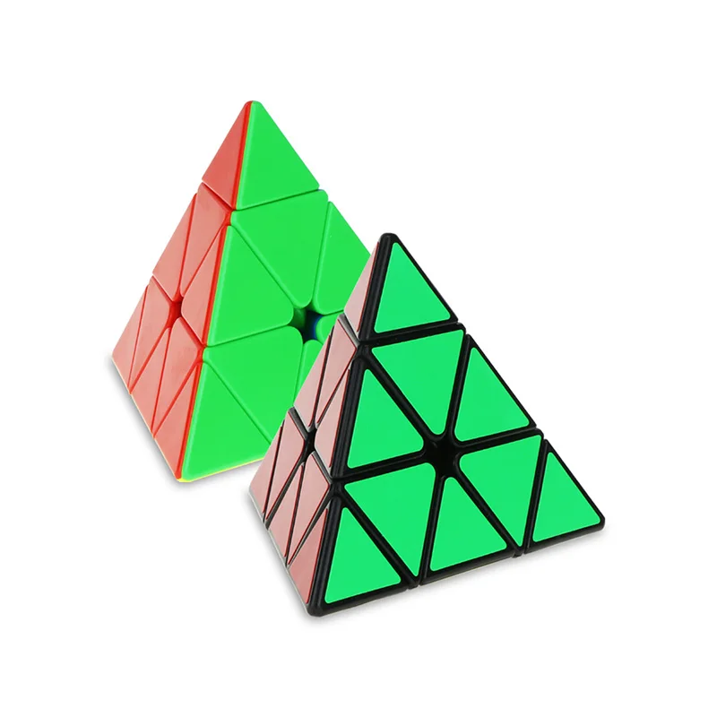 

YJ Yulong V2M Magnetic Magic Pyramid Cube Yongjun Magnets Triangle Puzzle Speed Cubes For Children Kids Gift Educational Toys