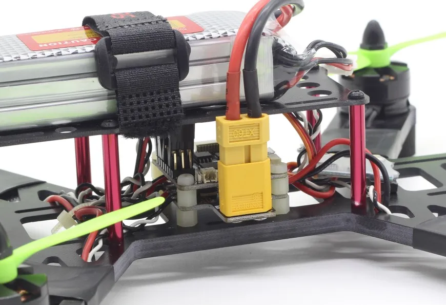 QAV250 колесная база 250 мм из стекловолокна FPV гоночный Дрон рама комплект Квадрокоптер мини рамка с распределительной доской светодиодный