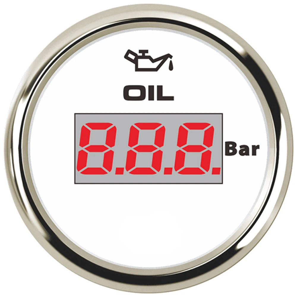 Цифровой индикатор давления масла для двигателя 52 мм манометр IP 67