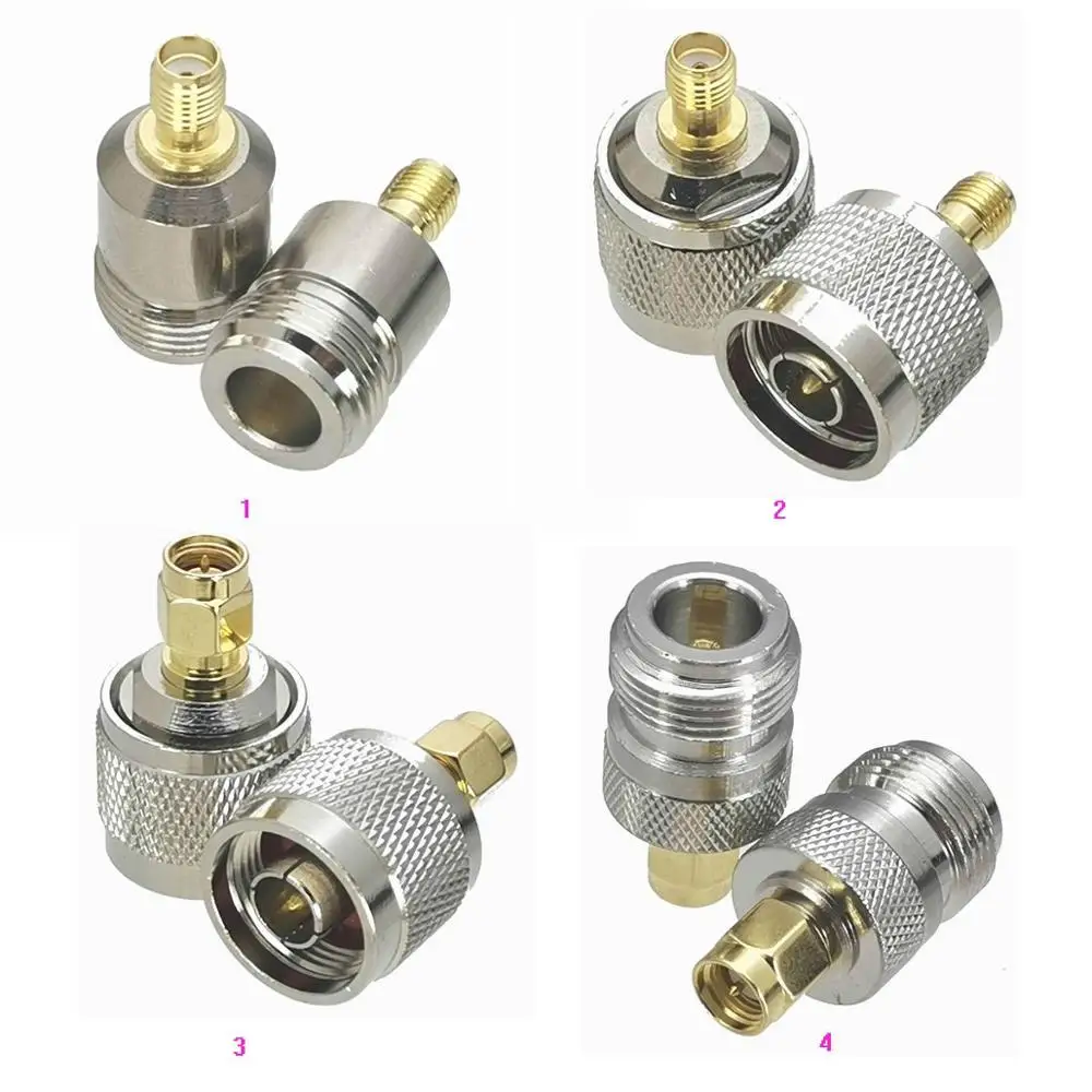 1 шт. SMA к N штекер и гнездо RF коаксиальный адаптер разъем тестовый конвертер