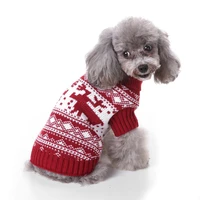 11 styles cartoon dog clothes christmas knitting sweater warm winter outwear pullover pet outfits pet clothing coat s 2xl