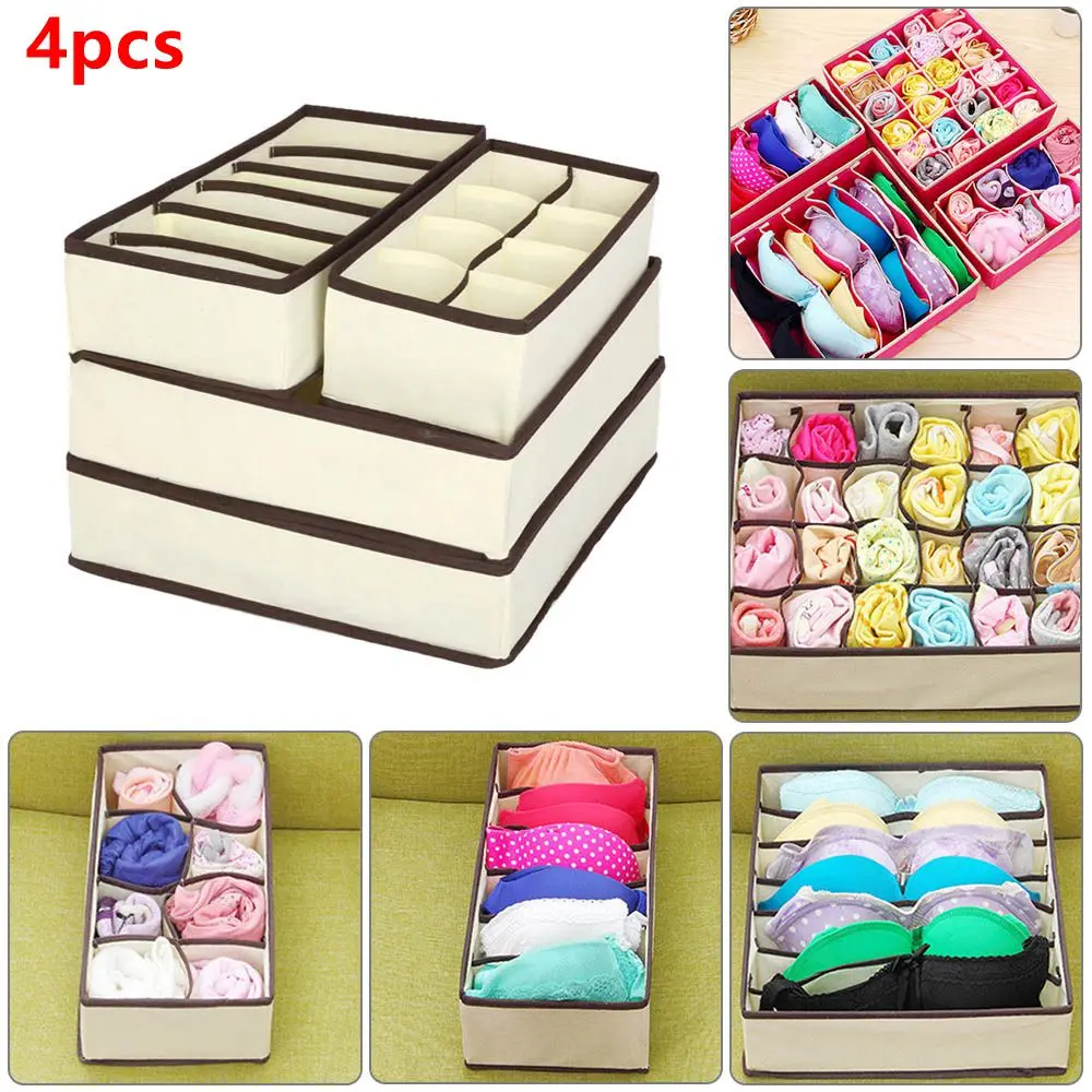4 шт. ящики для хранения нижнего белья|Коробки и хранения| |