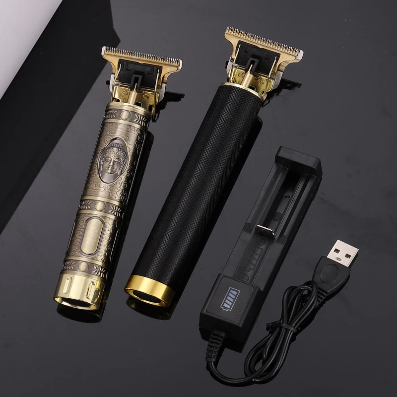 

USB T9 Hair Clipper Electric hair trimmer Barber Shaver Trimmer Beard 0mm Men 2021 Professional Hair Cutting Machine for men